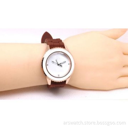 Silicone Wristwatch with Plastic Case and Silicone Band, Jewelry Watch Carton Size of 43 x 31 x 39cmNew